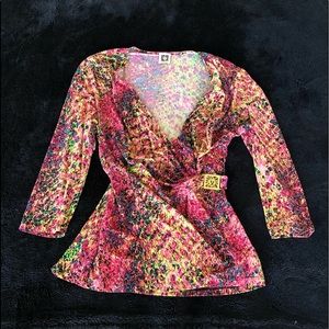 Anne Klein top. Size L